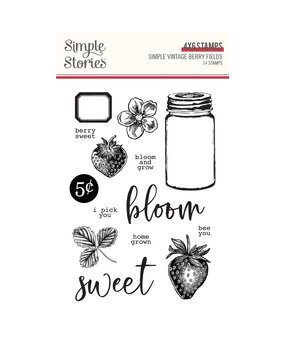 Simple Stories Simple Vintage Berry Fields Clear Stamps (20120) (OUTLET)
