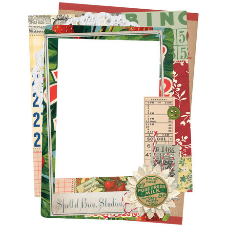 Simple Stories Simple Vintage Berry Fields Chipboard Frames (20126) (OUTLET)