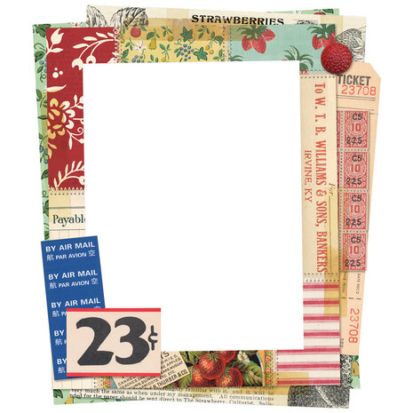 Simple Stories Simple Vintage Berry Fields Chipboard Frames (20126) (OUTLET)