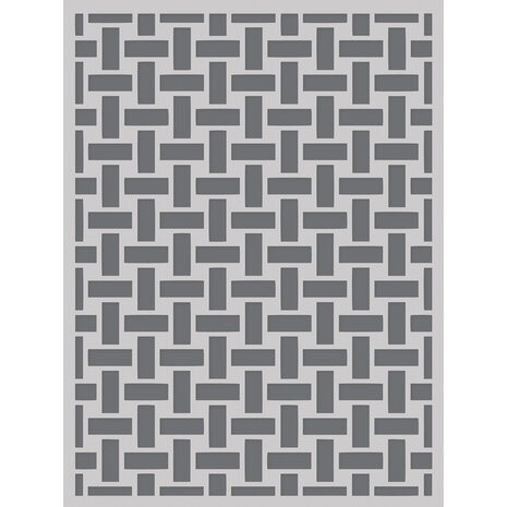 Simple Stories Simple Vintage Berry Fields Stencil Basketweave (20134) (OUTLET)