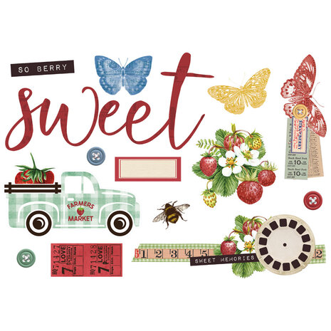 Simple Stories Simple Vintage Berry Fields Simple Pages Pieces (20135) (OUTLET)