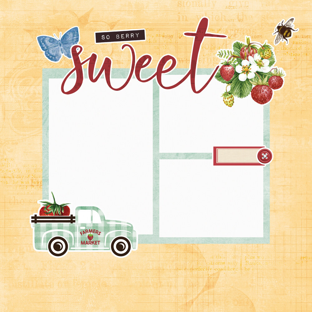 Simple Stories Simple Vintage Berry Fields Simple Pages Pieces (20135) (OUTLET)