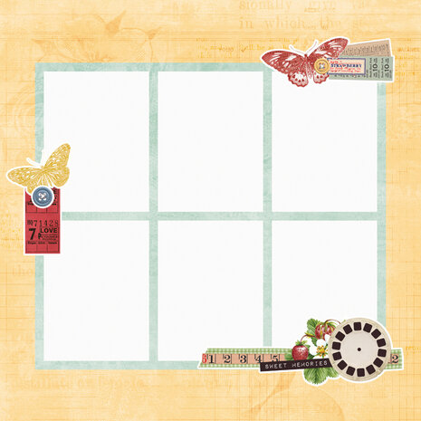 Simple Stories Simple Vintage Berry Fields Simple Pages Pieces (20135) (OUTLET)