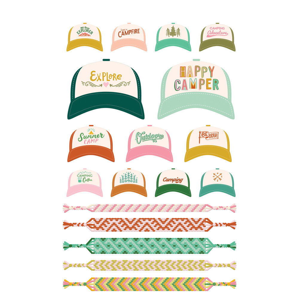 Simple Stories Trail Mix Sticker Book (439pcs) (20321) (OUTLET)