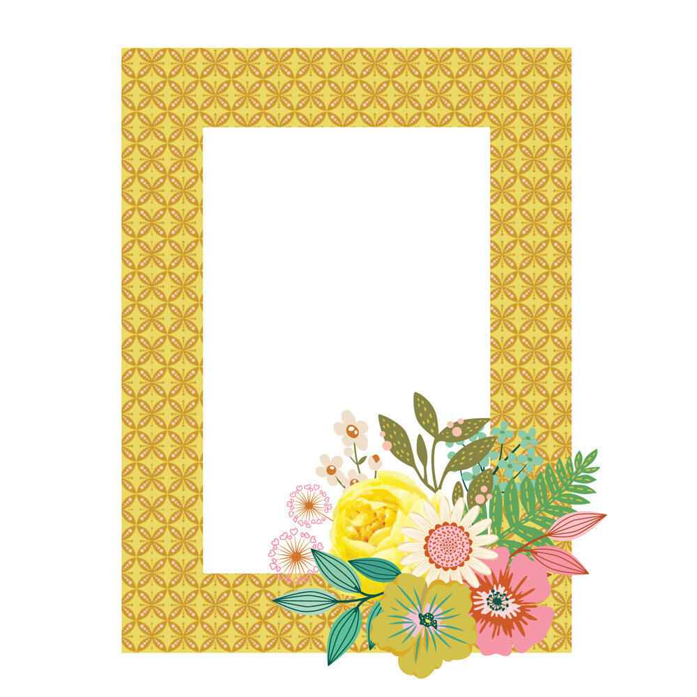Simple Stories Trail Mix Chipboard Frames (6pcs) (20322) (OUTLET)