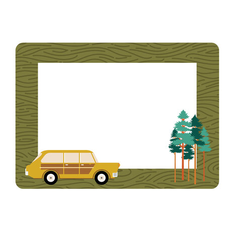 Simple Stories Trail Mix Chipboard Frames (6pcs) (20322) (OUTLET)