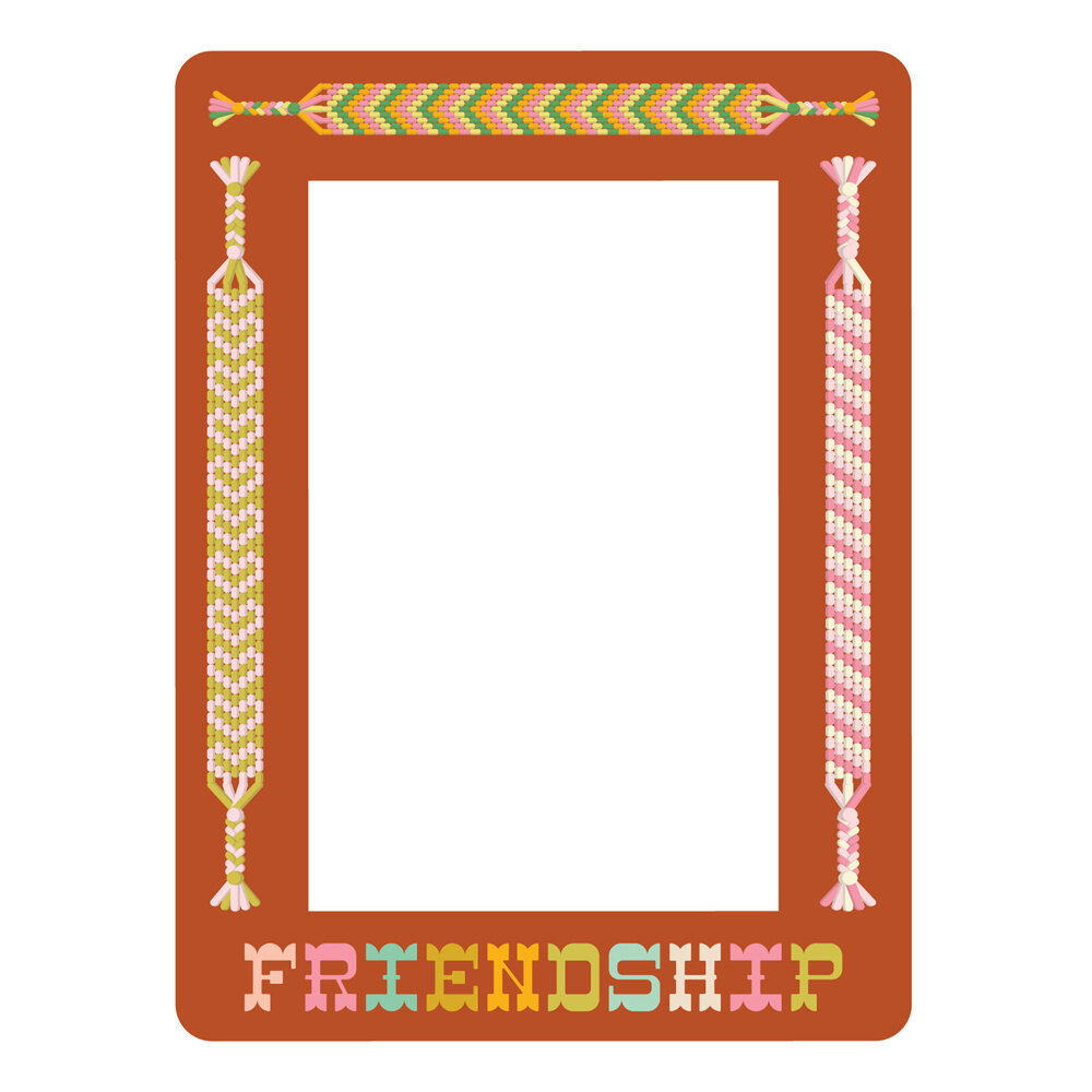 Simple Stories Trail Mix Chipboard Frames (6pcs) (20322) (OUTLET)