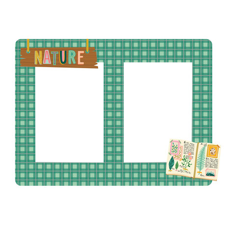 Simple Stories Trail Mix Chipboard Frames (6pcs) (20322) (OUTLET)