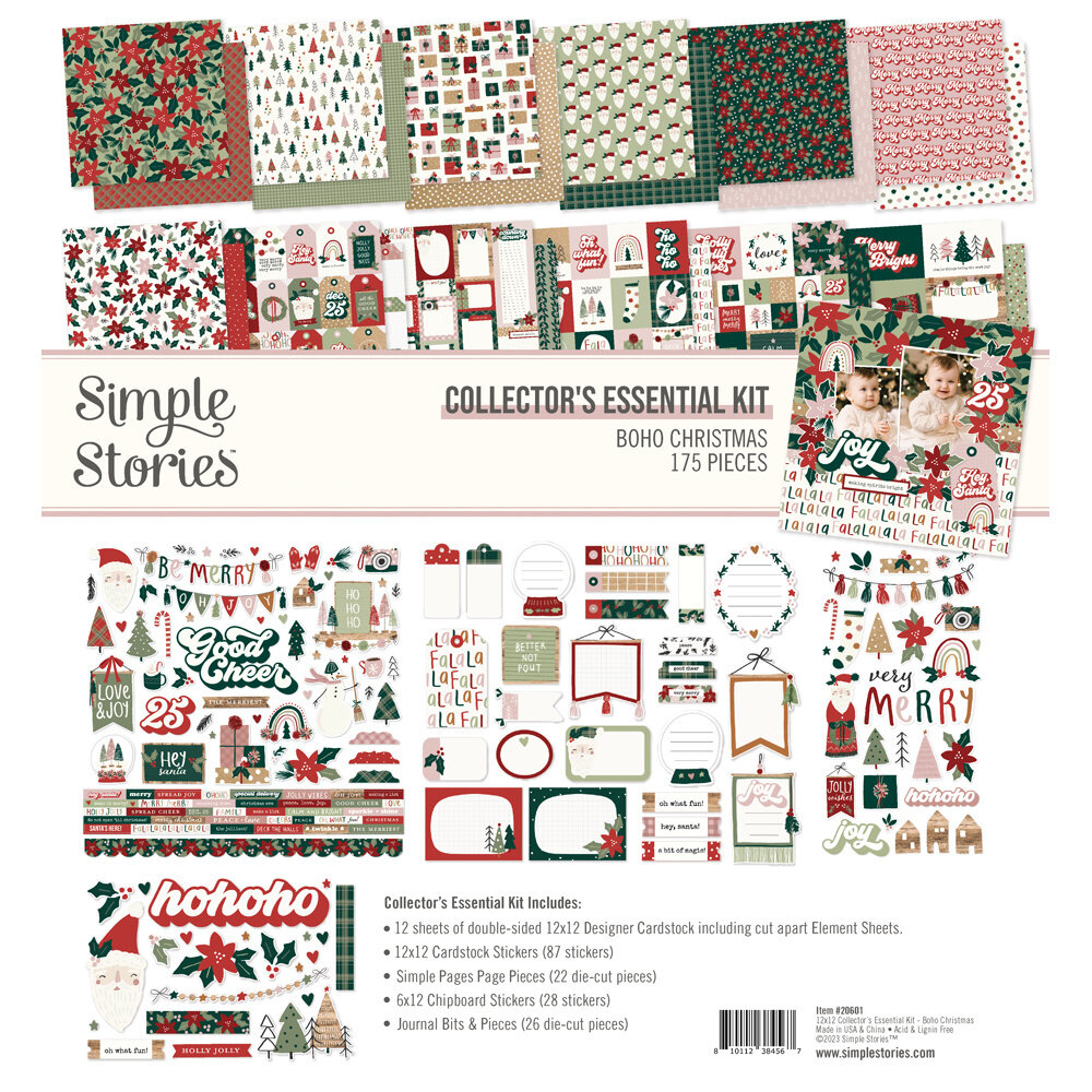 Simple Stories Boho Christmas Collector's Essential Kit (20601) (OUTLET)