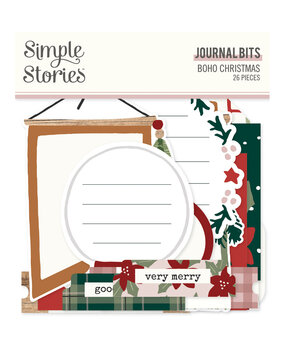 Simple Stories Boho Christmas Journal Bits & Pieces (20619) (OUTLET)