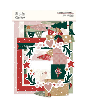 Simple Stories Boho Christmas Chipboard Frames (20622) (OUTLET)