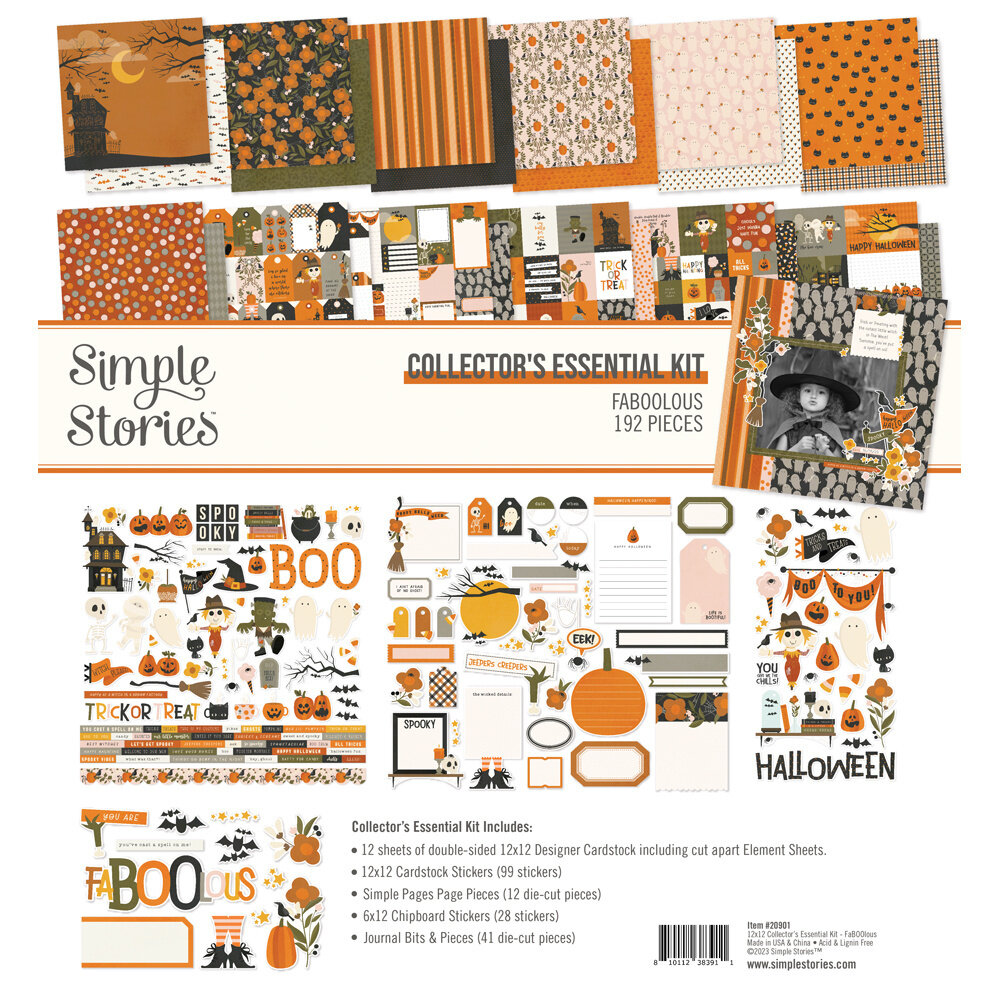 Simple Stories FaBOOlous Collector's Essential Kit (20901) (OUTLET)