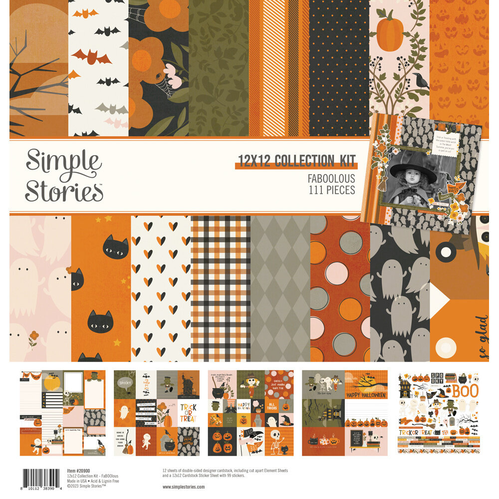 Simple Stories FaBOOlous Collector's Essential Kit (20901) (OUTLET)
