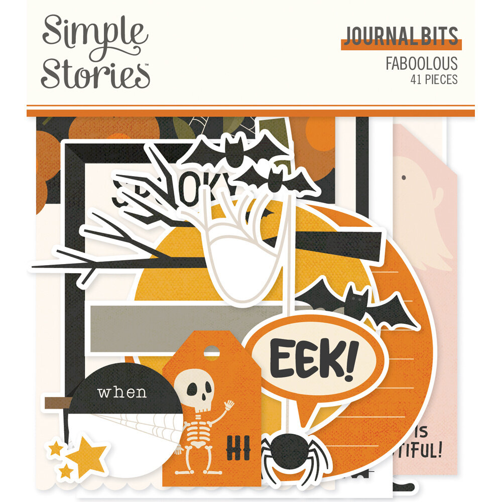 Simple Stories FaBOOlous Journal Bits & Pieces (20919) (OUTLET)
