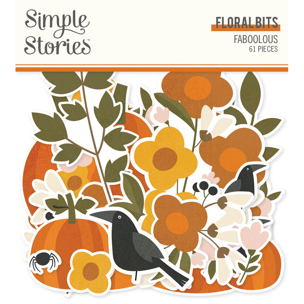 Simple Stories FaBOOlous Floral Bits & Pieces (20920) (OUTLET)