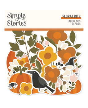 Simple Stories FaBOOlous Floral Bits & Pieces (20920) (OUTLET)