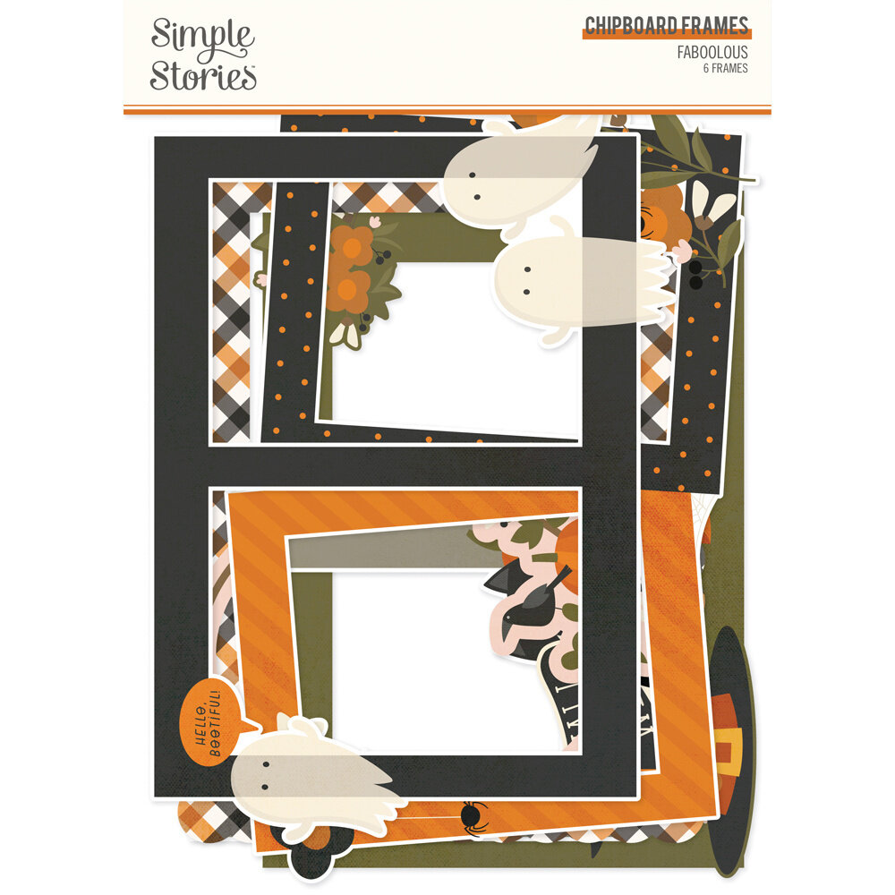 Simple Stories FaBOOlous Chipboard Frames (20921) (OUTLET)