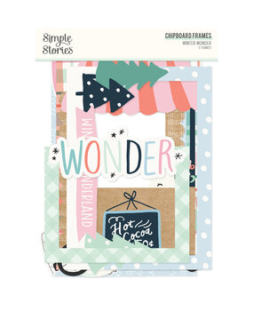 Simple Stories Winter Wonder Chipboard Frames (21224) (OUTLET)