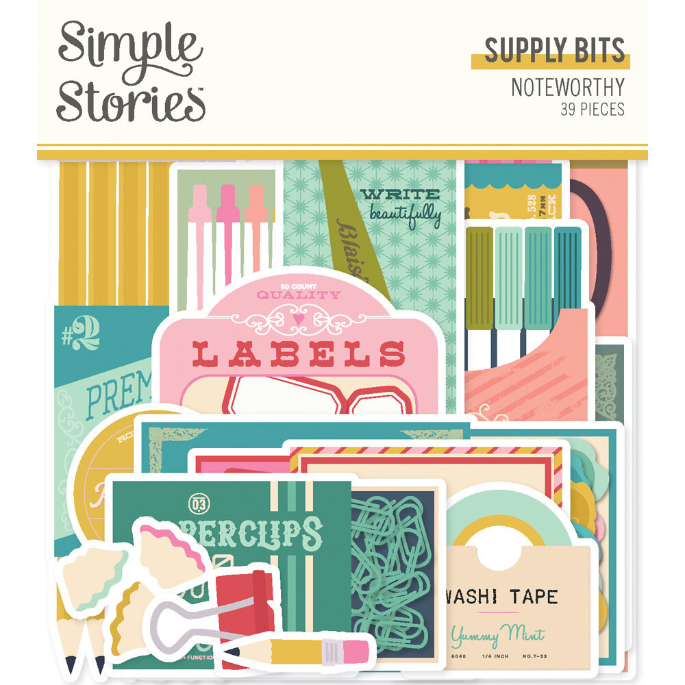 Simple Stories Noteworthy Supply Bits & Pieces (21321) (OUTLET)