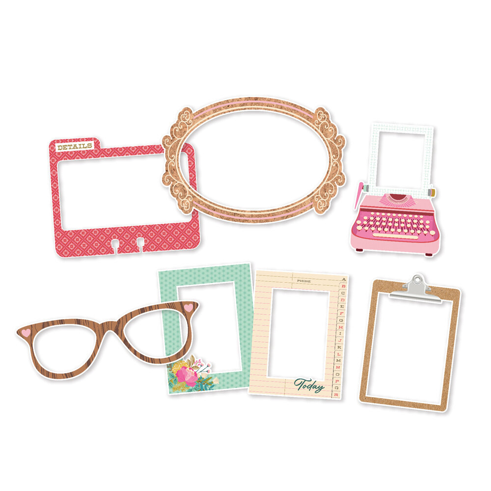 Simple Stories Noteworthy Chipboard Frames (21325) (OUTLET)