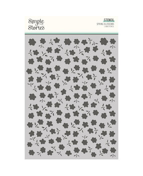 Simple Stories Fresh Air Stencil Spring Blossoms (21628) (OUTLET)