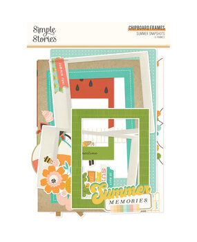 Simple Stories Summer Snapshots Chipboard Frames (22025) (OUTLET)
