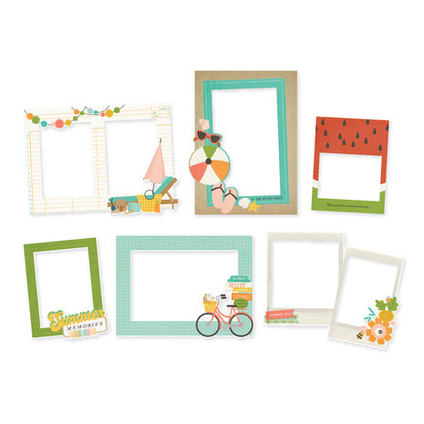 Simple Stories Summer Snapshots Chipboard Frames (22025) (OUTLET)