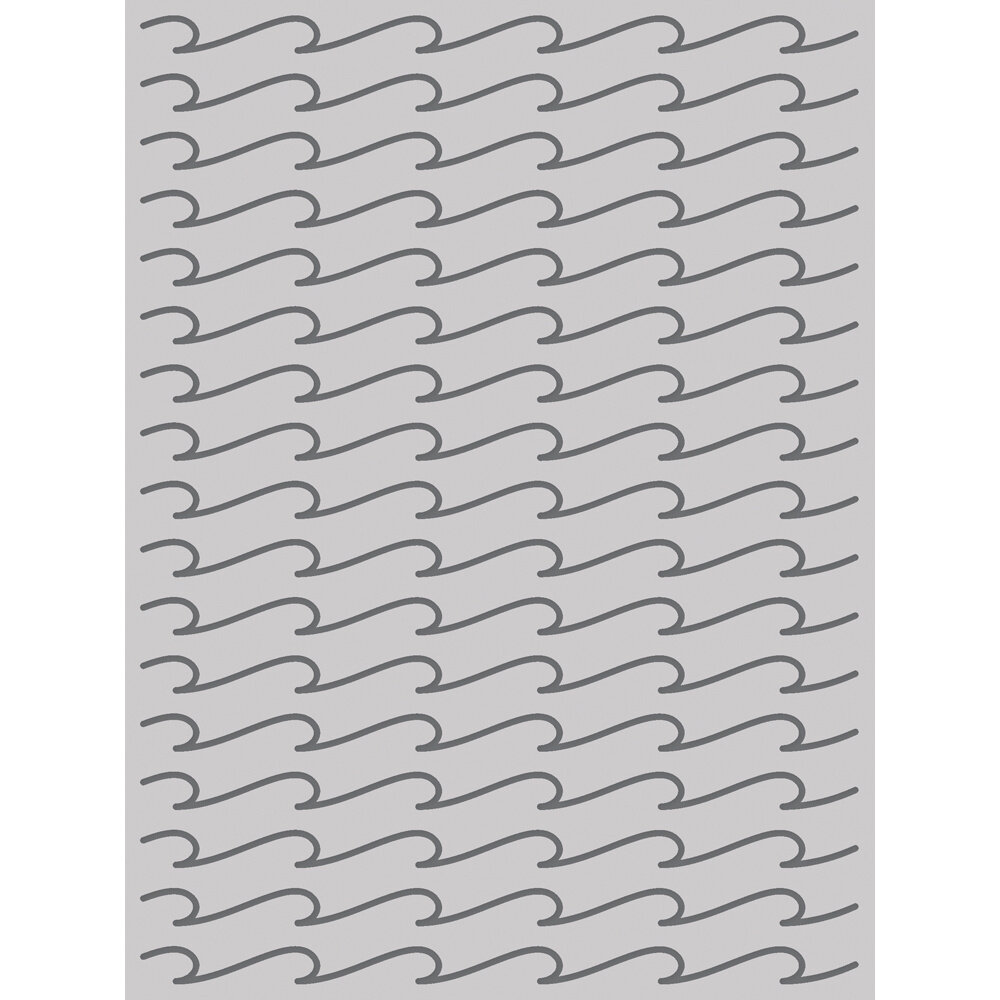 Simple Stories Just Beachy Stencil Beach Waves (22330) (OUTLET)