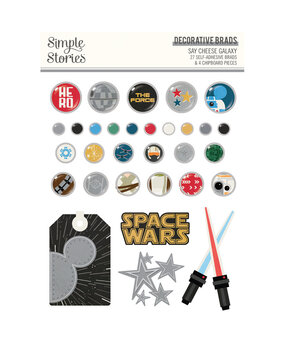 Simple Stories Say Cheese Galaxy Decorative Brads (22454) (OUTLET) Simple Stories Say Cheese Galaxy Decorative Brads (22454) (OUTLET)