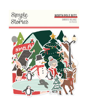 Simple Stories Santa's Village North Pole Bits & Pieces (23031) (OUTLET)