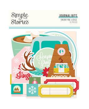 Simple Stories Snow Pine Lodge Journal Bits & Pieces (23119) (OUTLET)