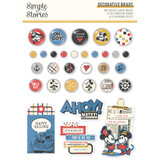 Simple Stories Say Cheese Classic Mouse Decorative Brads (23425) (OUTLET)