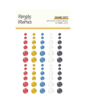 Simple Stories Say Cheese Classic Mouse Enamel Dots (23426) (OUTLET)