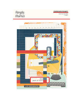 Simple Stories For The Record Chipboard Frames (23525) (OUTLET)