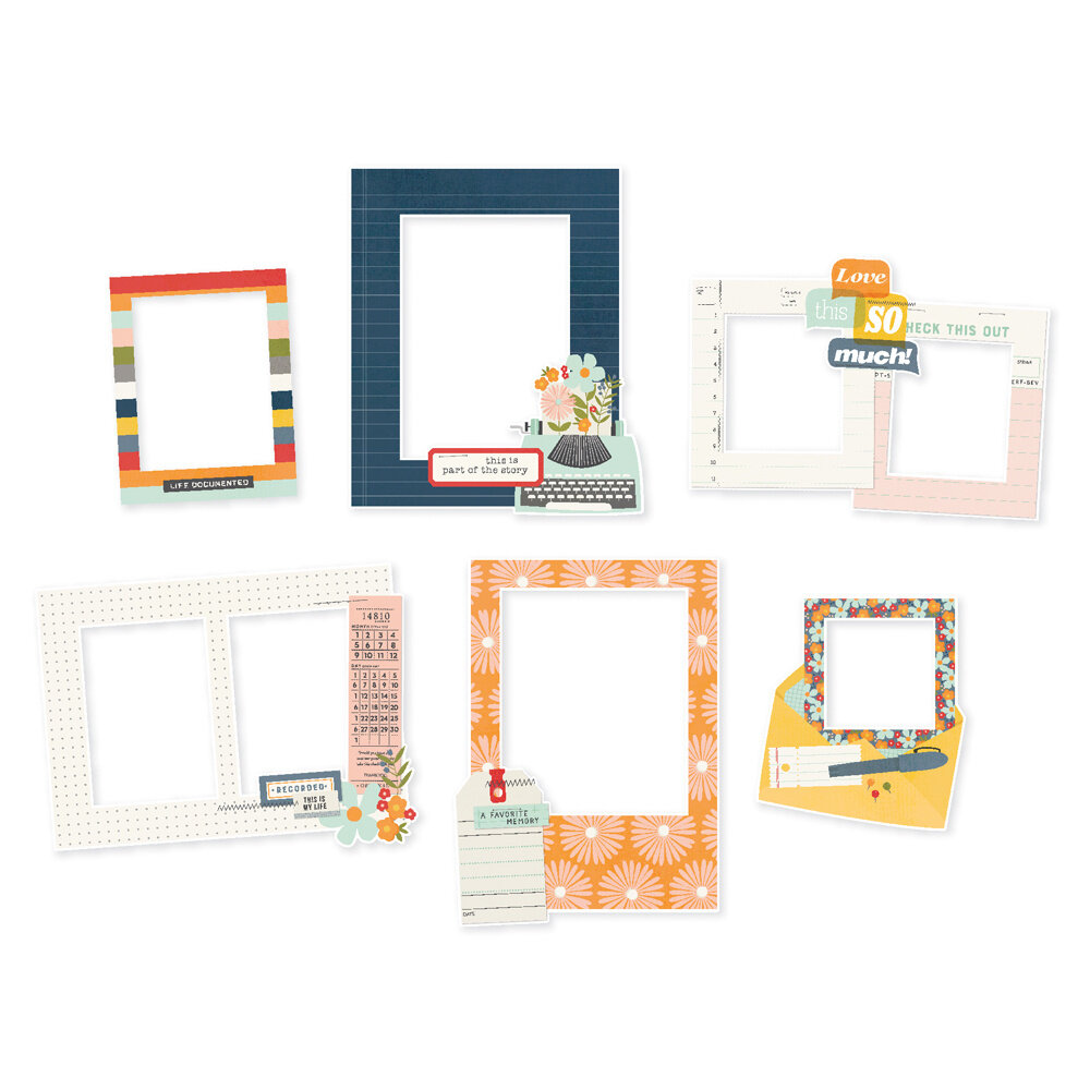 Simple Stories For The Record Chipboard Frames (23525) (OUTLET)
