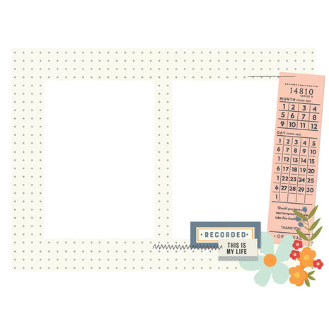 Simple Stories For The Record Chipboard Frames (23525) (OUTLET)