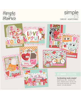 Simple Stories Heartstrings Simple Cards Kit (23616) (OUTLET) Simple Stories Heartstrings Simple Cards Kit (23616) (OUTLET)