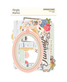 Simple Stories Front Porch Chipboard Frames (23826) (OUTLET) Simple Stories Front Porch Chipboard Frames (23826) (OUTLET)