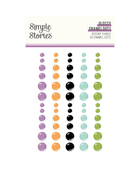 Simple Stories Spooky Things Glossy Enamel Dots (24922) (OUTLET) Simple Stories Spooky Things Glossy Enamel Dots (24922) (OUTLET)