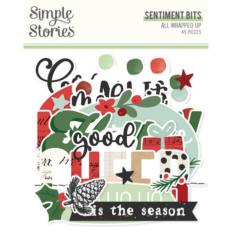 Simple Stories All Wrapped Up Sentiment Bits & Pieces (25420) (OUTLET)