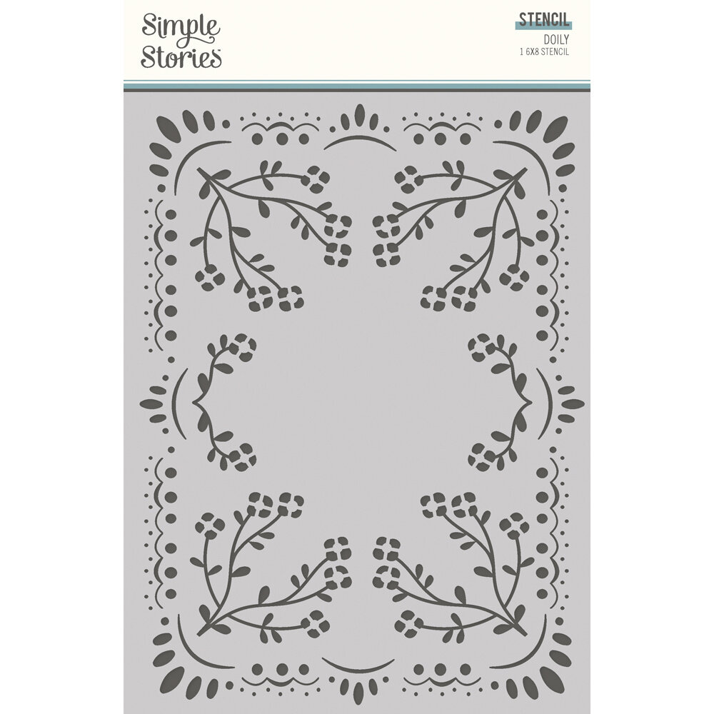 Simple Stories Remember Stencil Doily (21530) (OUTLET)