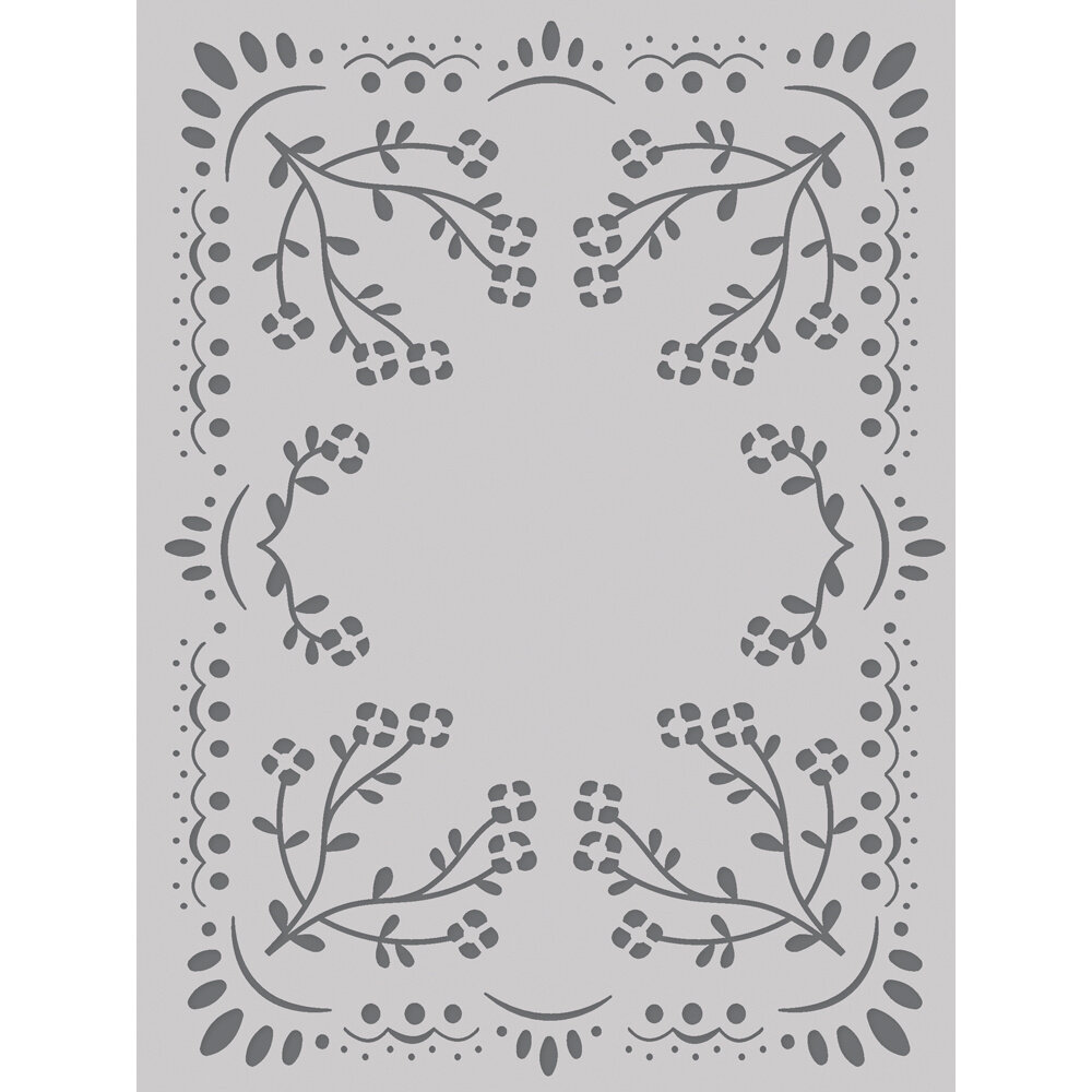 Simple Stories Remember Stencil Doily (21530) (OUTLET)
