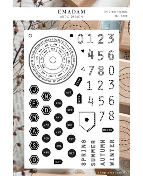 Emadam Clear Stamp Calendar stamps Vol. 1 (1244)