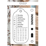 Emadam Clear Stamp Perpetual Calendar (1245)