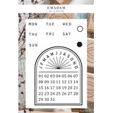 Emadam Clear Stamp Perpetual Calendar Sunrise (1248)