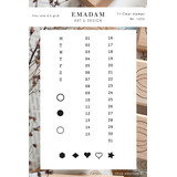 Emadam Clear Stamp Vertical Month Numbers (1252)