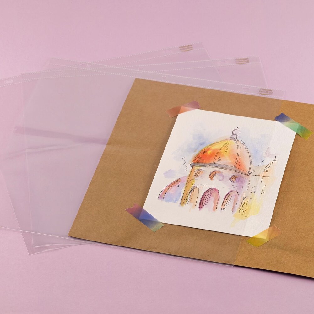 Vaessen Creative 12x12 Inch Punched Pockets (600203-007) Vaessen Creative 12x12 Inch Punched Pockets (600203-007)