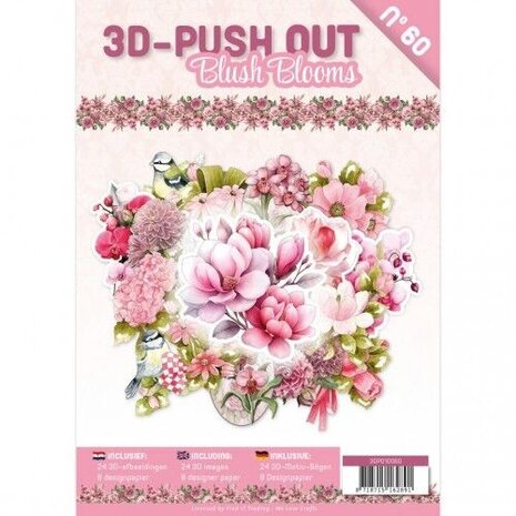 Find It Trading 3D Push-Out Book Blush Blooms (3DPO10060)