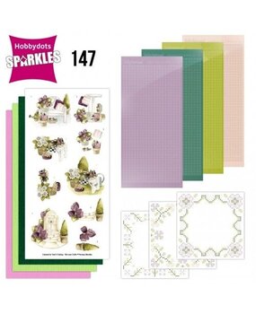 Find It Trading HobbyDots Sparkles Flowers on a Bench (SPDO147)