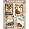 Creatief Art Card Kit Vintage Gentlemen (RE2530-0190)